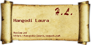 Hangodi Laura névjegykártya